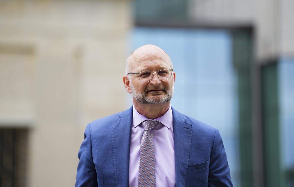 FILE - Then-Minister of Justice and Attorney General of Canada David Lametti arrives to Parliament Hill in Ottawa on Thursday, June 8, 2023.