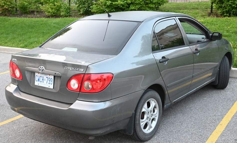 Police have released an image of the car investigators say was driving in the area at 10 p.m.