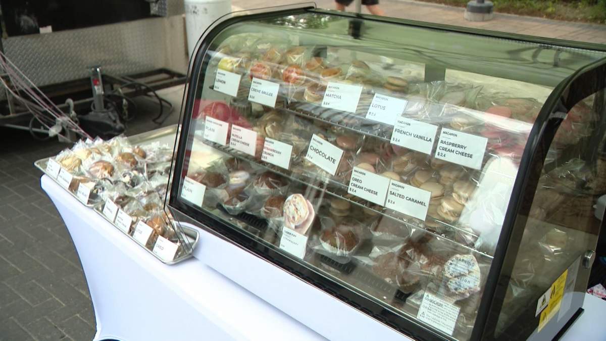 Treats at the 82 Bakeshop at YXE Street Eats Tuesday.