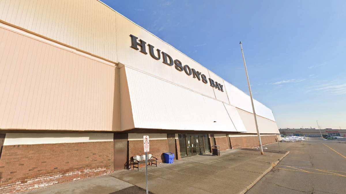 A photo of the Hudson's Bay store at Burlington Centre mall. The outlet is set to close permanently in 2024.