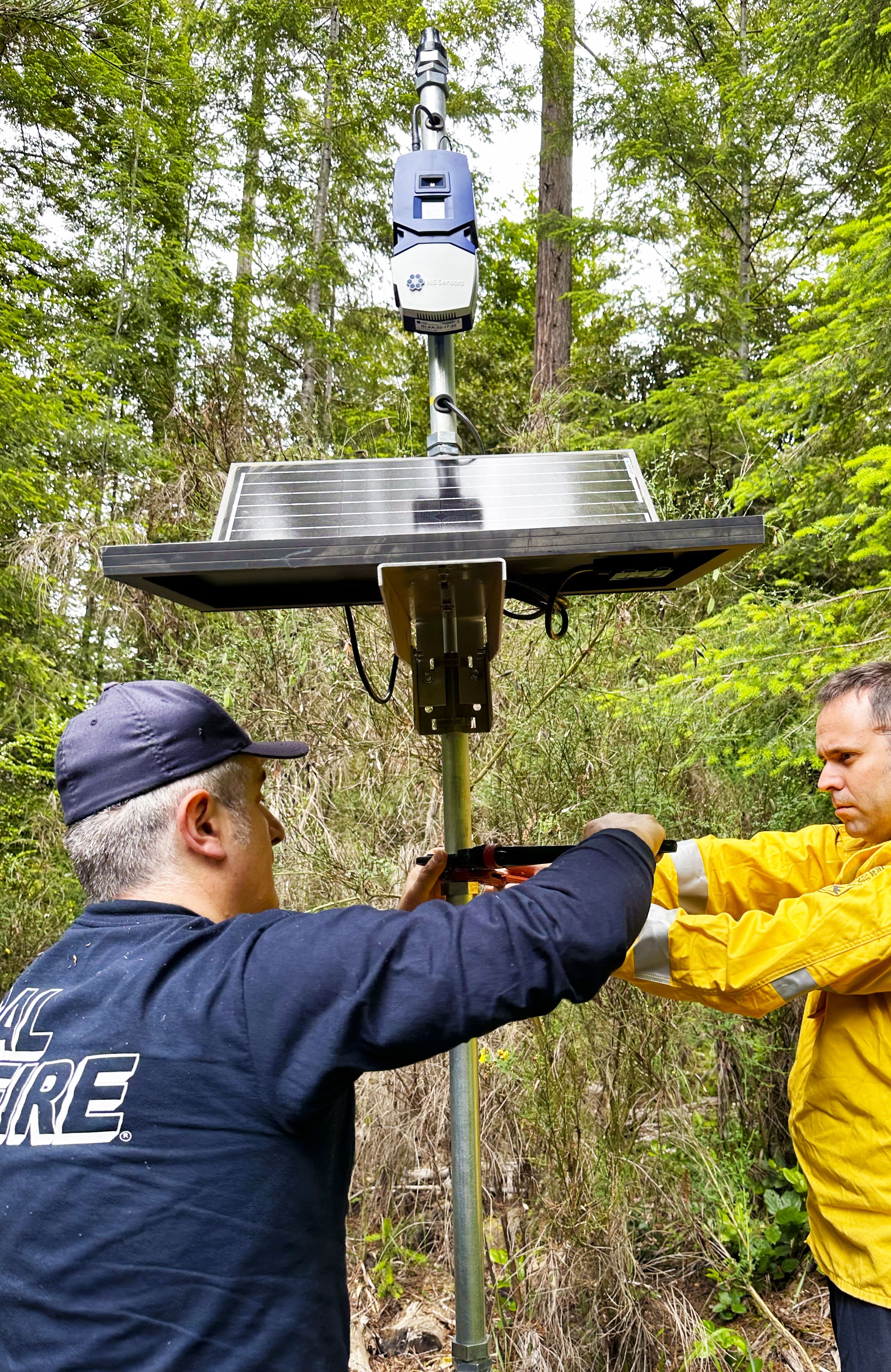 California’s principal wildfire agency, Cal Fire, is testing sensors made by N5 to detect fire in the very early stages of ignition.