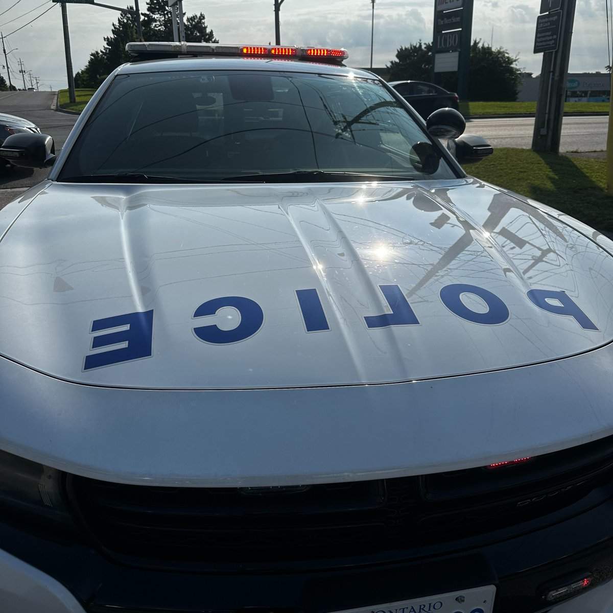 A Peterborough Police Service cruiser.