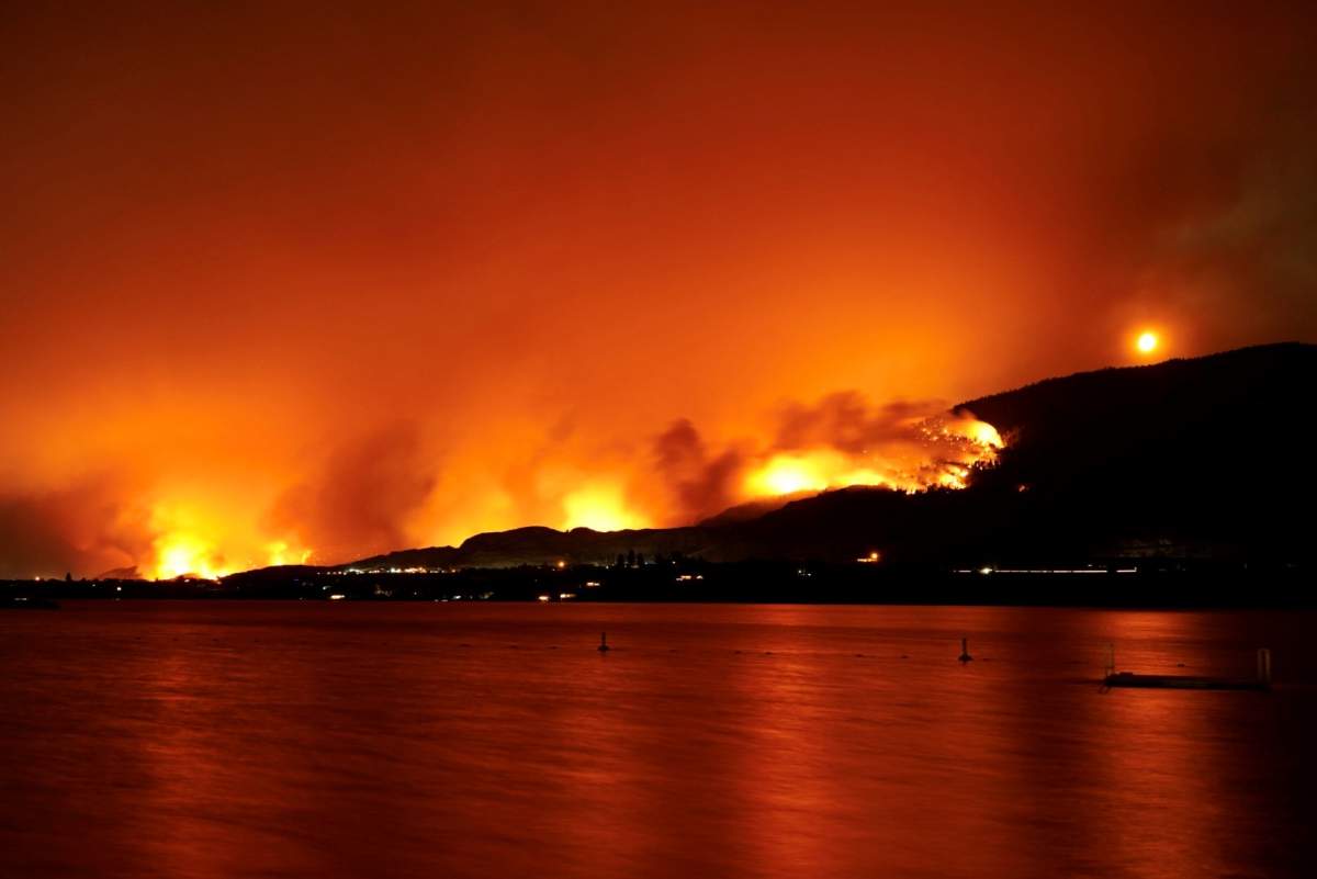 Eagle Bluff wildfire near Osoyoos, B.C.