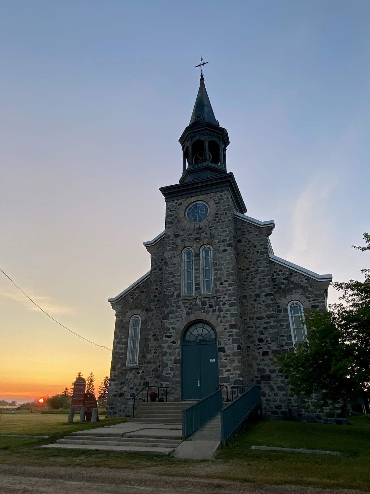 Excavation below the church at Minegoziibe Anishinabe is expected to begin Tuesday.