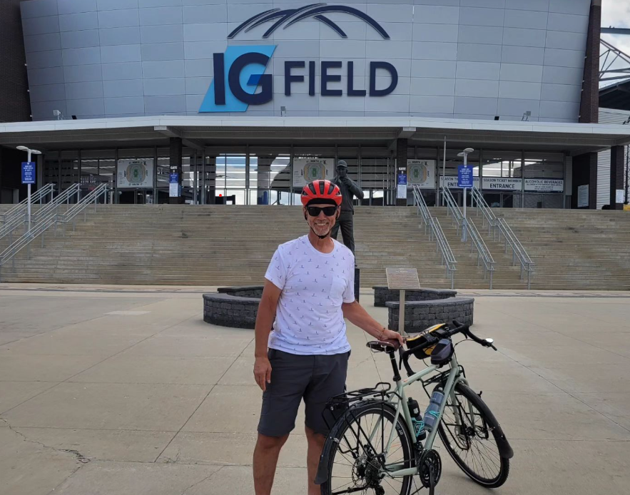 Bernard McNeil is cycling from Vancouver to Montreal to raise awareness about Spinal Muscular Atrophy and a lack of access to treatment.
