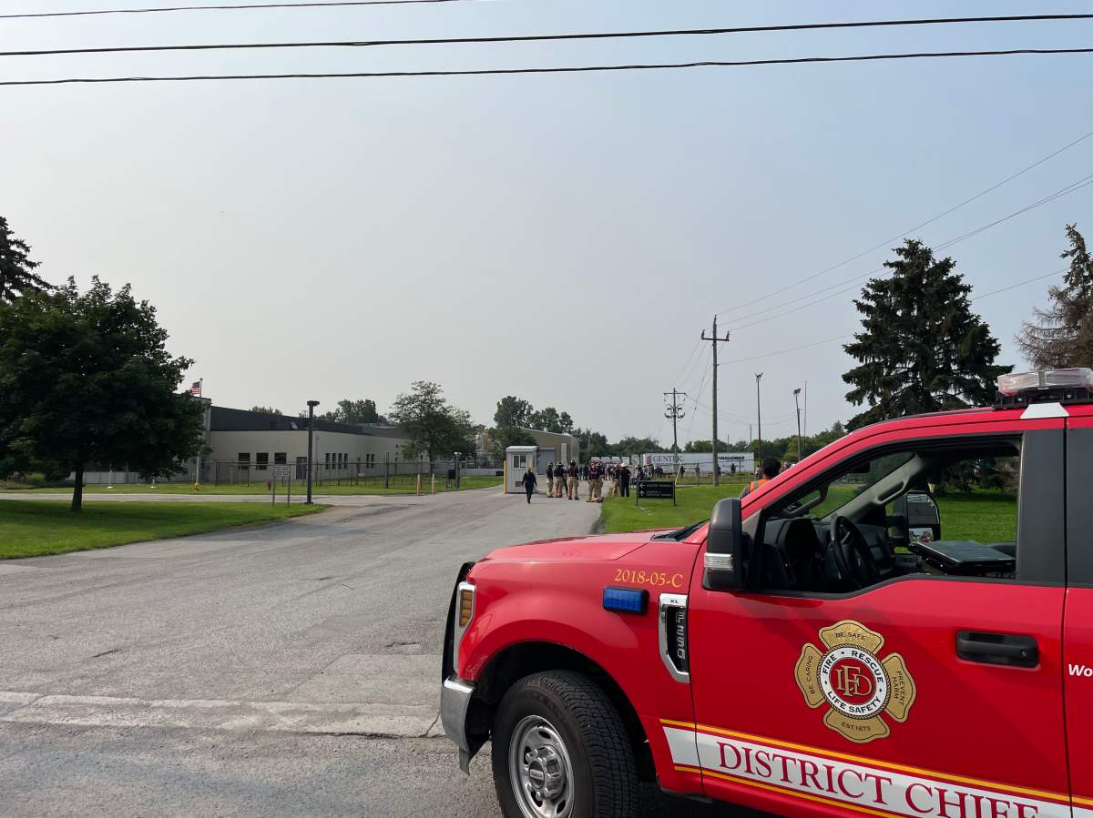 A chemical spill at Diversey in south London resulted in emergency crews responding on Monday, July 17, 2023.