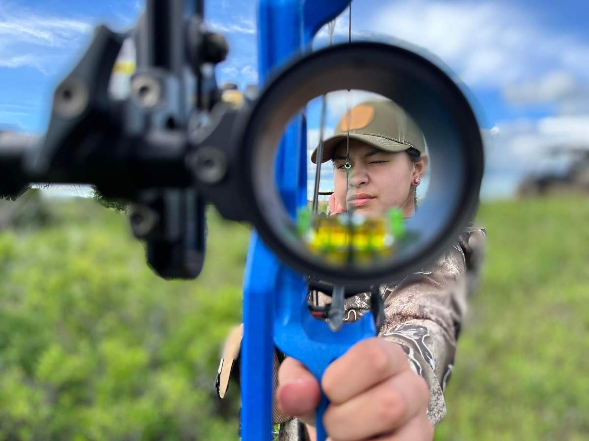 Lyrik Albert from the Sweetgrass First Nation is one of many athletes from Team Sask. who brought home a gold medal, topping the podium in 3D archery for the compound bow category.