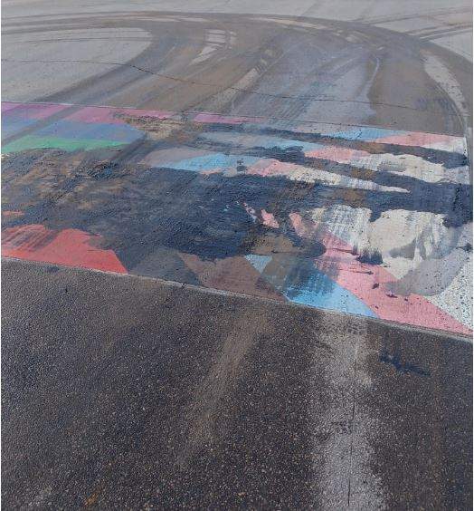 Pride crosswalk located at 50 Street and 47 Avenue in Leduc.