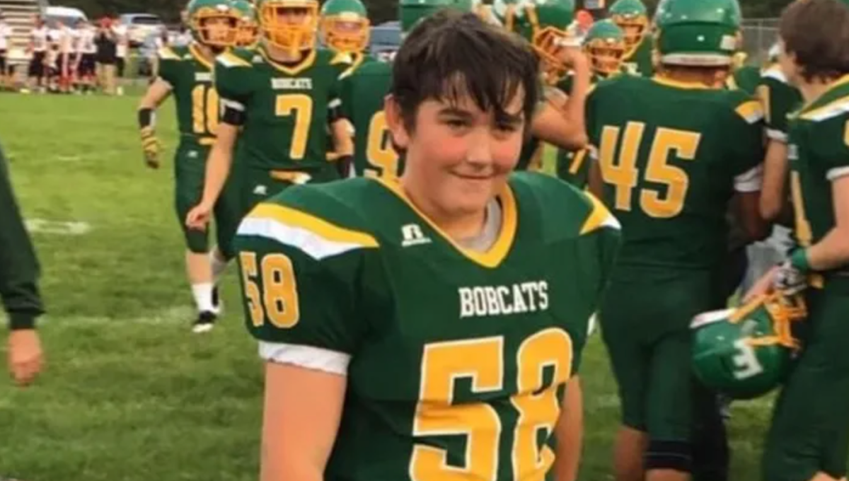 Photo of Michael Schuls, 16, who died on July 1, 2023 after being crushed inside a wood-stacking machine in Florence, Wisconsin.