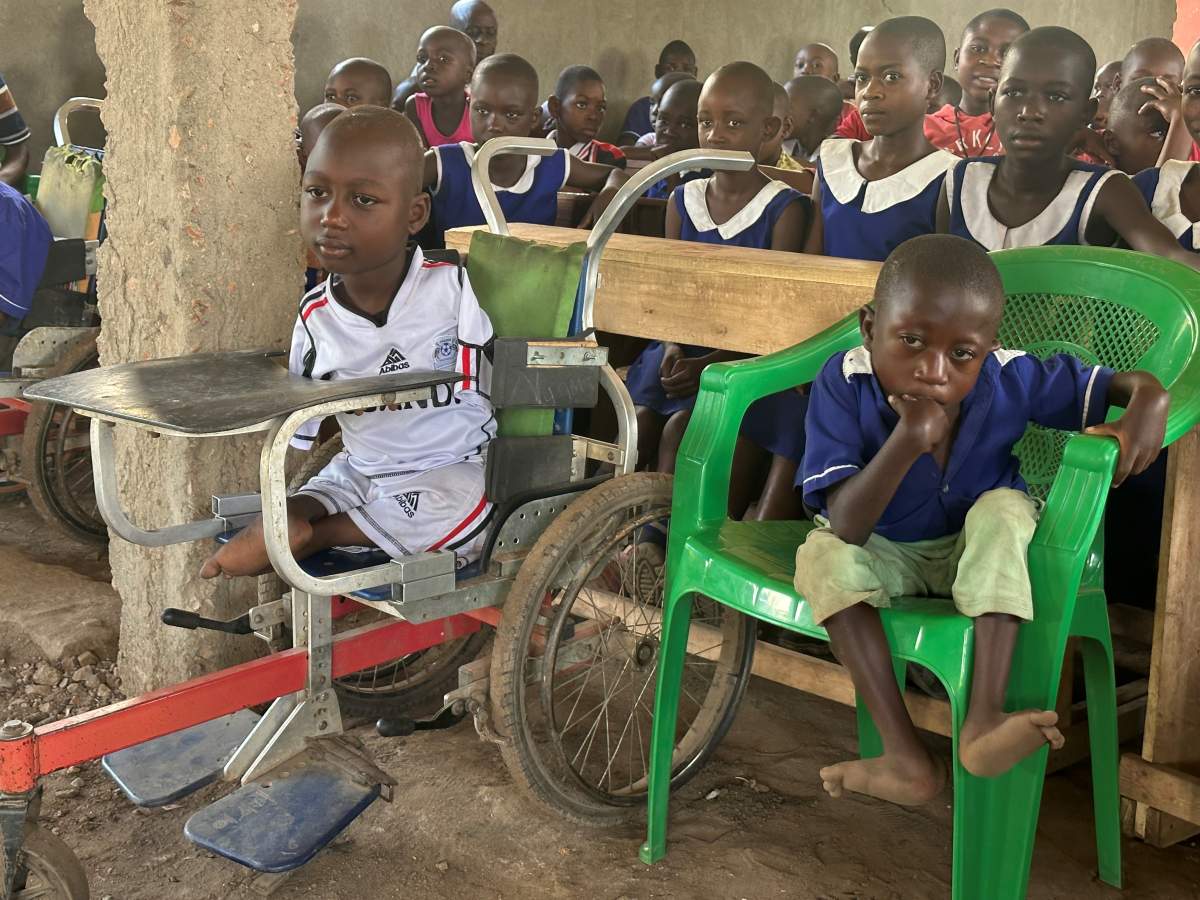 Ugandan children with mental or physical disabilities are often shunned by society, and even their own family members, and seldom have the opportunity to be educated.