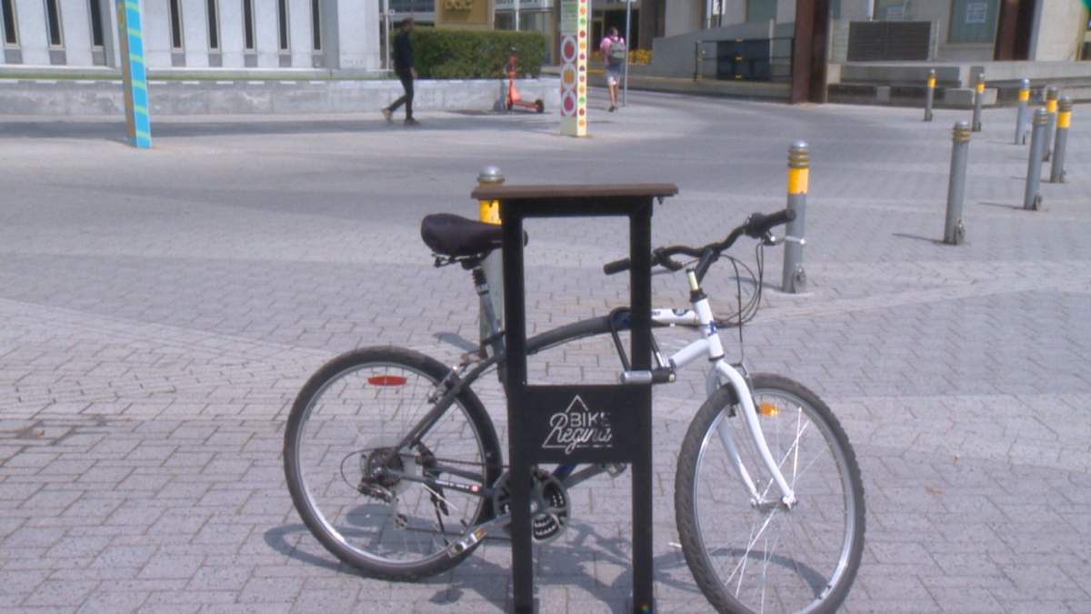 Regina's downtown area on 11th Avenue will soon have 20 new bike racks designed that cyclists can safely lock their bikes.