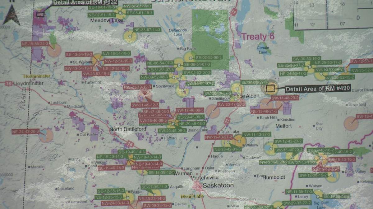 New published maps are distributed to First Nations and Metis communities across Saskatchewan that show how many parcels of Crown land are up for sale.