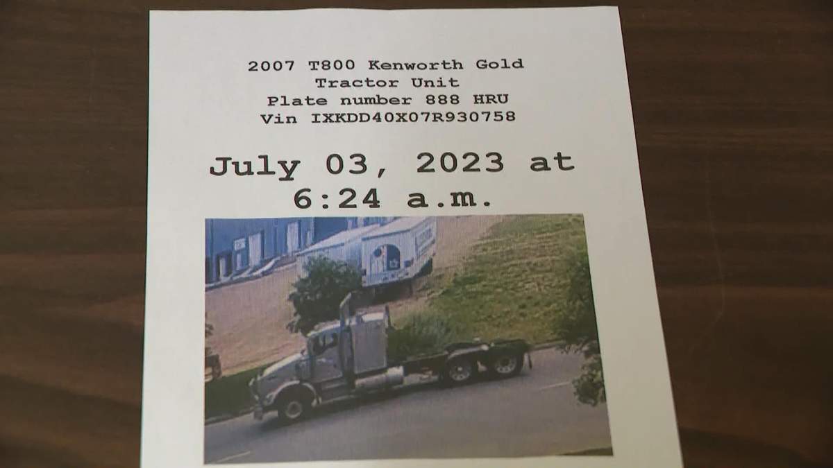 Missing truck from K3 Excavating in Saskatoon.
