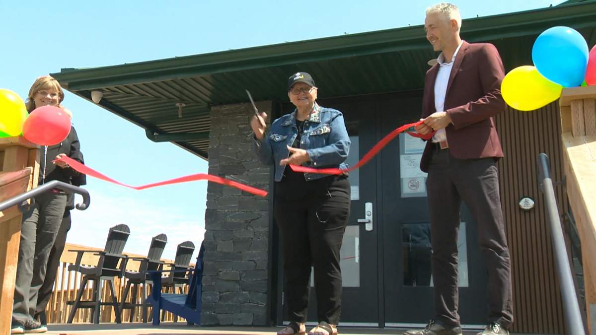 New visitor centre at Buffalo Pound Park. 