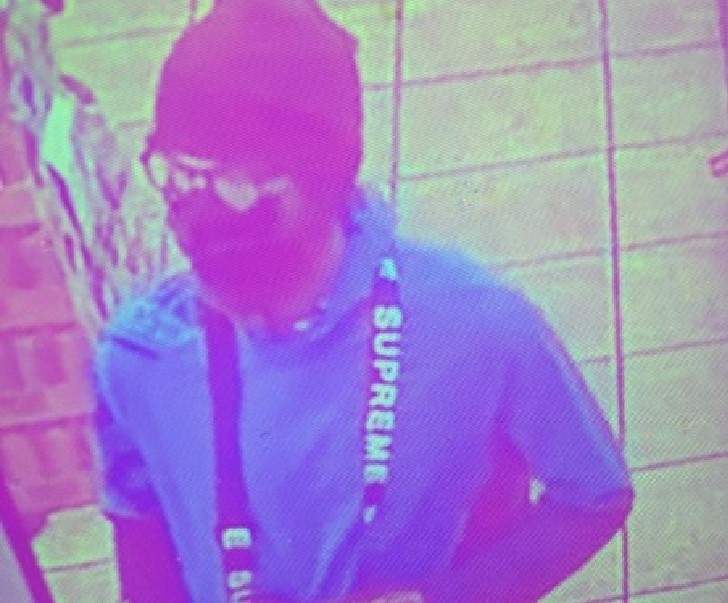 Mounties are looking for a man who's accused of wielding a gun in the course of a Friday morning robbery in Kelowna.