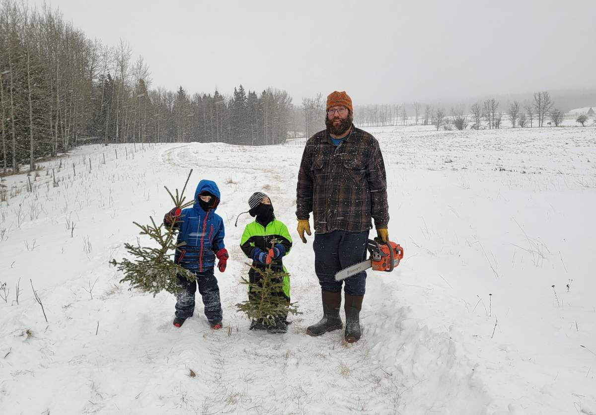 Ryan Gould with his two sons.