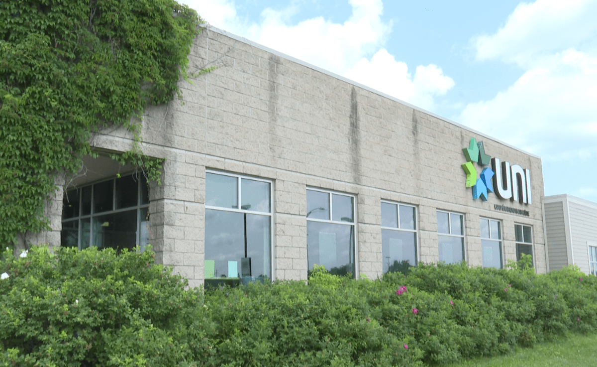 Uni bank's Moncton branch is pictured.