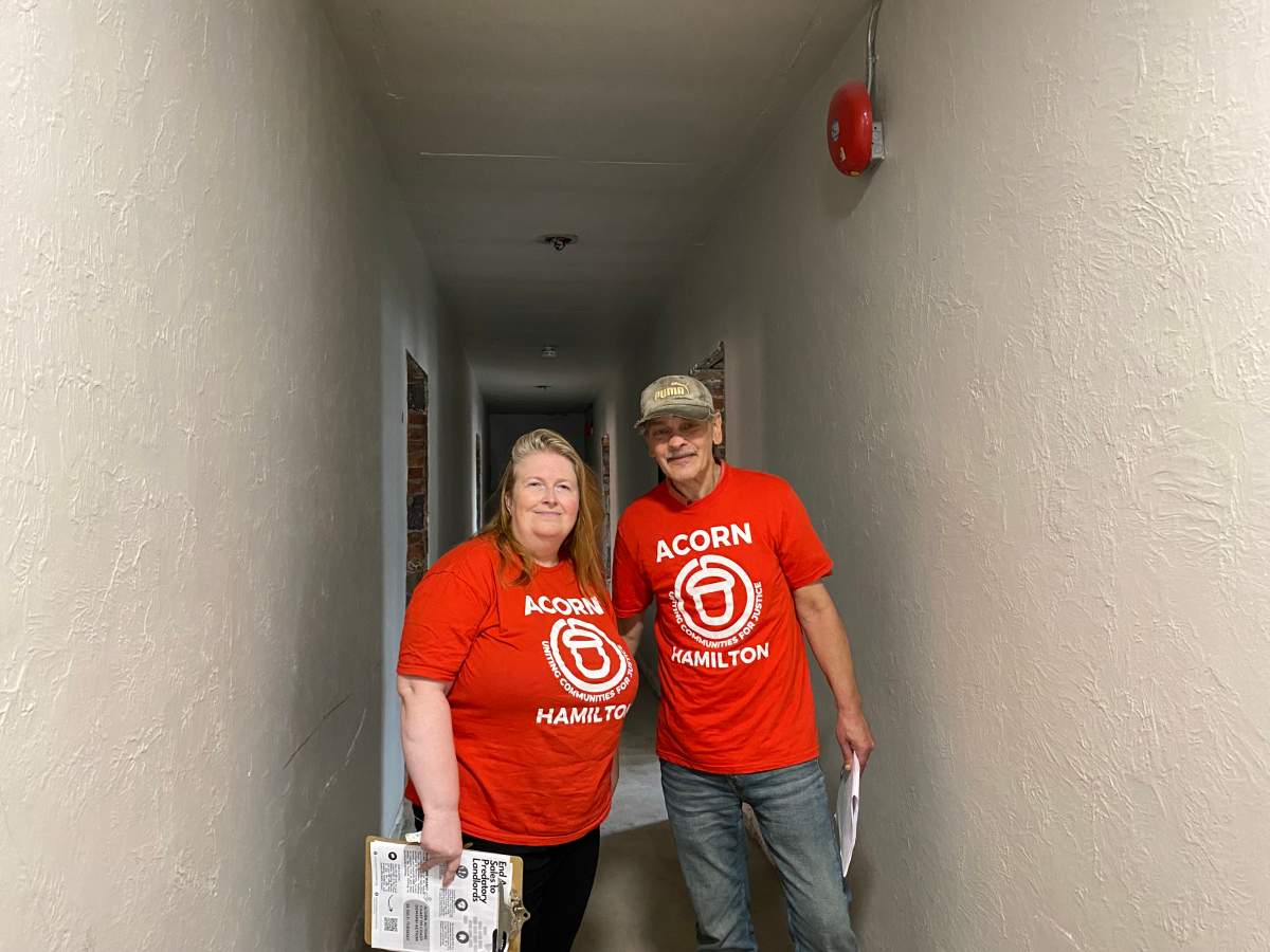 Jenn and Rick are the only two remaining residents at 20 Duke Street in Hamilton, Ont. Both say repairs and upgrades to their units was offered by their landlord over a 12 to 18-month renovation. However, a notice also says rent will increase after those fixes.
