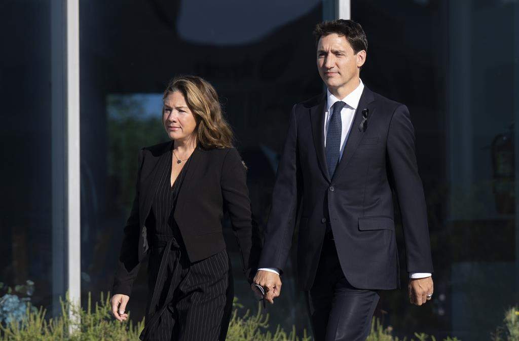 Prime Minister Justin Trudeau and his wife Sophie Grégoire Trudeau are separating after 18 years of marriage. Canadian Prime Minister Justin Trudeau and his wife Sophie Gregoire make their way to a government plane as they depart the airport, Friday, Sept. 16, 2022 in Ottawa.