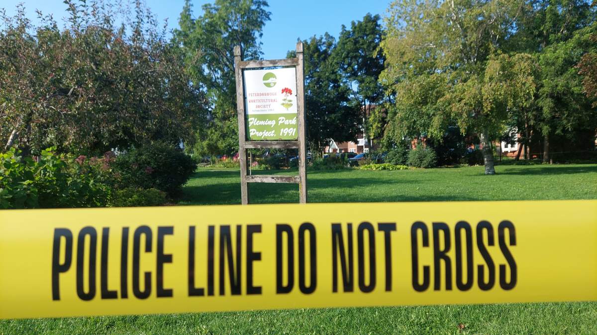 Fleming Park in downtown Peterborough was closed on Aug. 9 as part of a homicide investigaiton.
