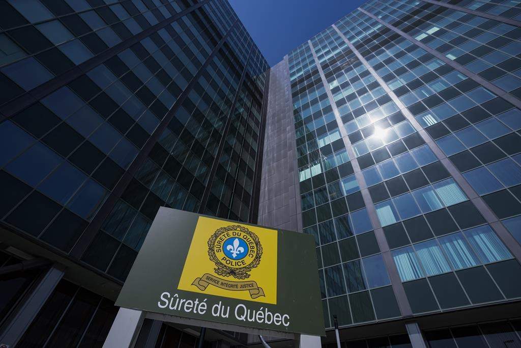 The SQ is investigating after human remains were discovered in a Quebec City suburb on Sunday, Sept. 17, 2023.