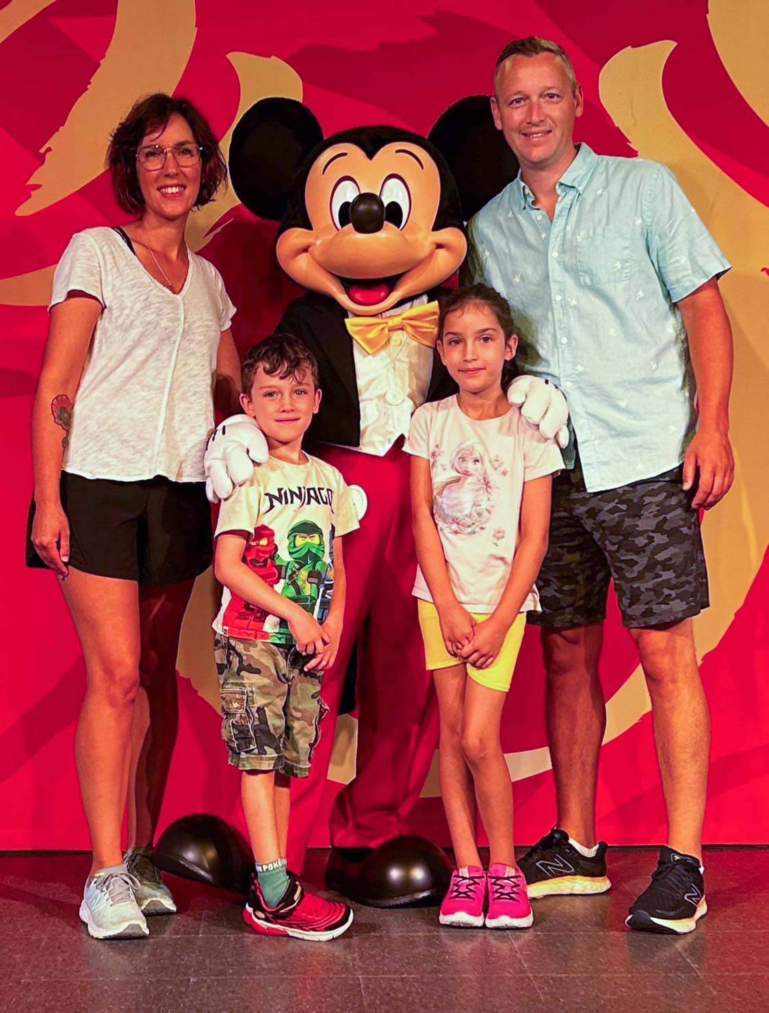 The entire Shacklock family was invited to Disney World by Make-A-Wish Canada as part of a massive group wish with 43 other families.