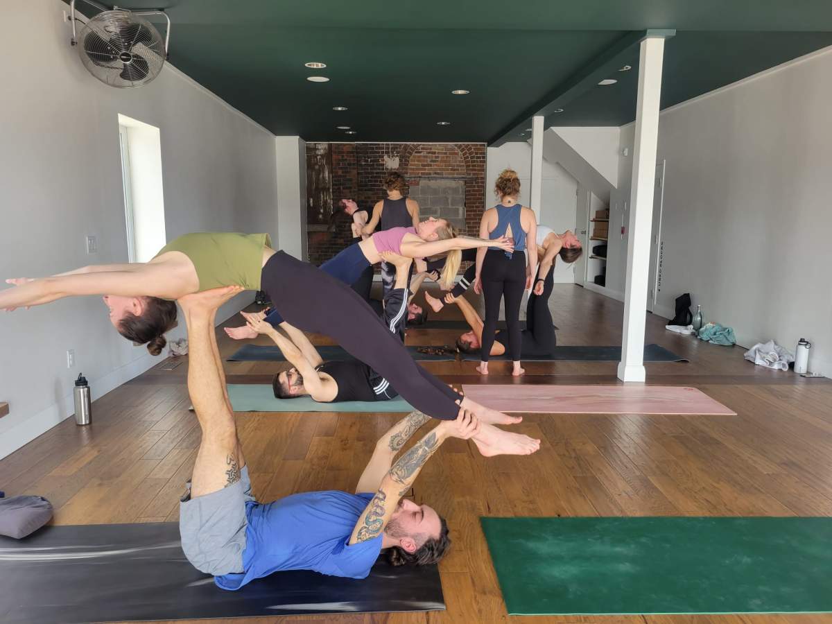 Nook Yoga in downtown Barrie Ontario.