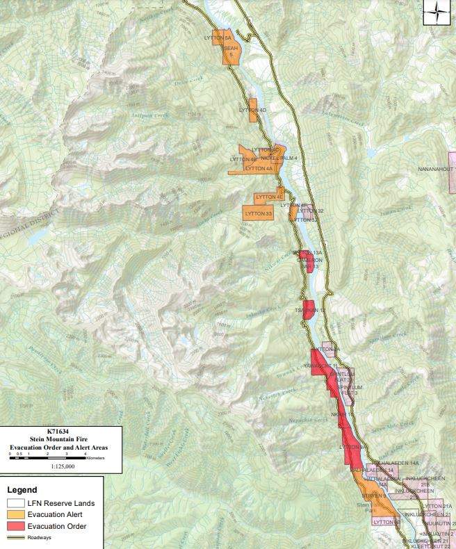 A look at the evacuation order and alert connected to the Stein Mountain fire.