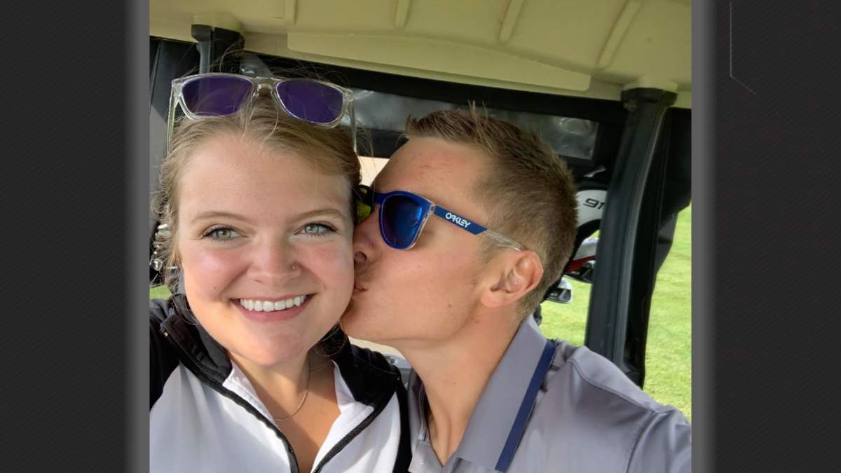 Undated photograph of Macy Boyce and Ethan Halford, the couple killed in a June 2022 crash on Highway 21 near Trochu, Alta.