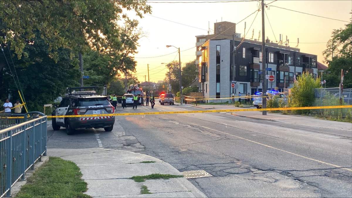 A pedestrian is dead after being struck by a vehicle in Toronto, police say.