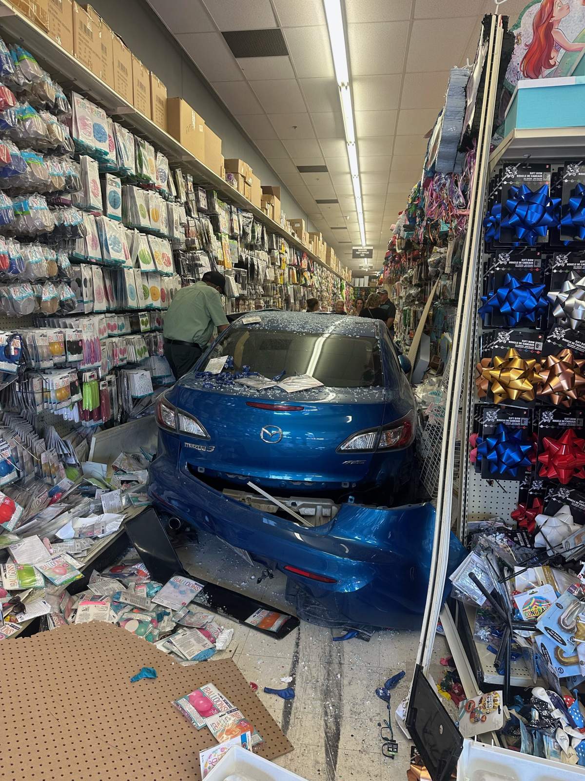 A photo obtained by Global News appears to show the aftermath of the incident.