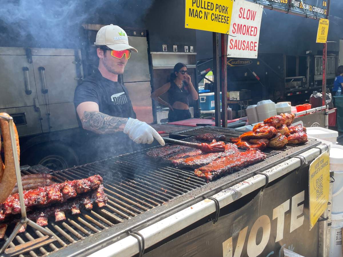 Parker Watson from the Louisiana BBQ.