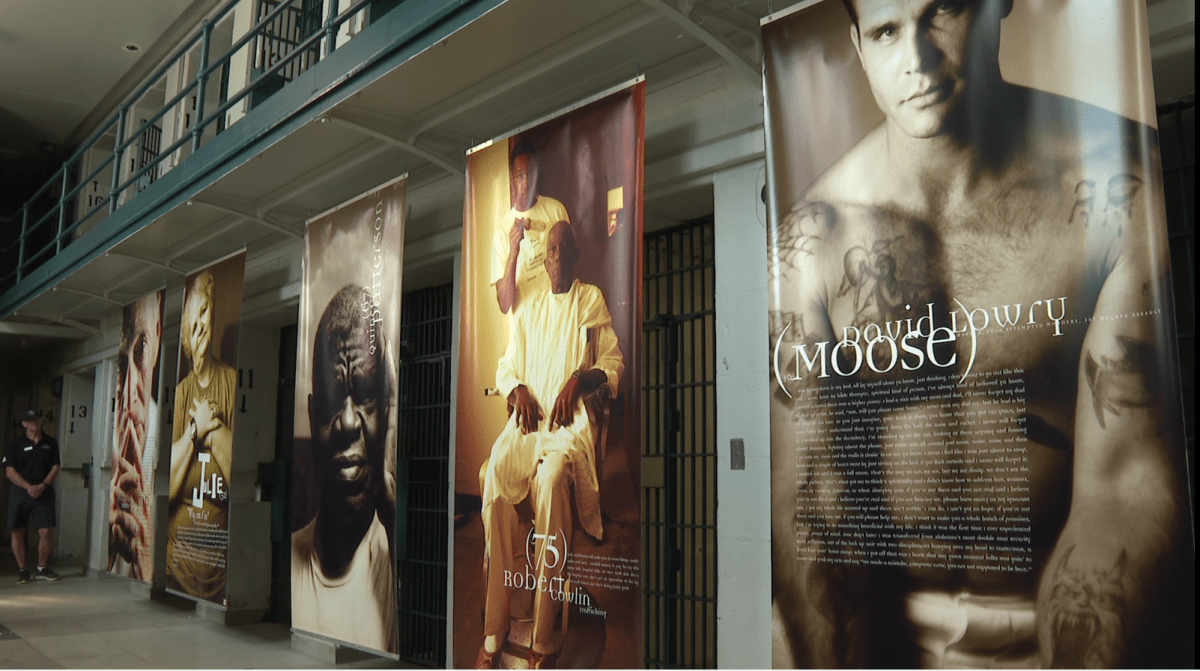 The 'Prisoners of Age' exhibit showcases prisoners experiences in Canada and the United States between 1996 and 2015. It will run at the Kingston Penitentiary until late November. 