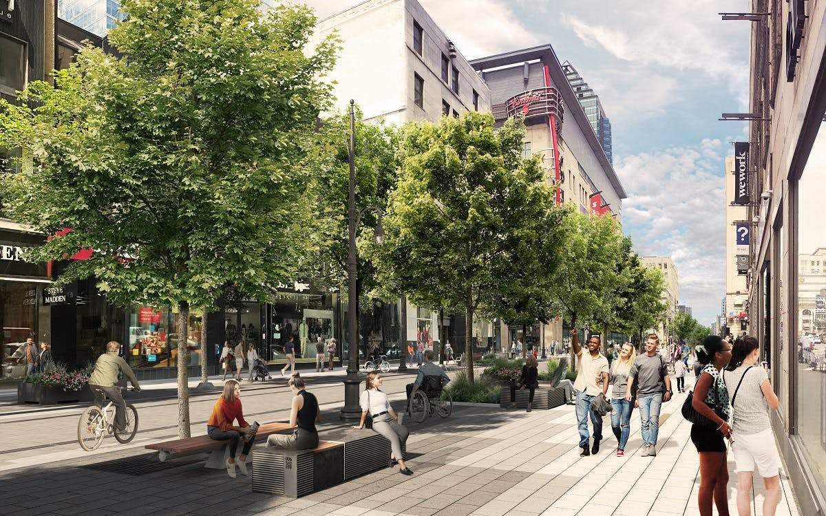 Phase two rendering of completed project.