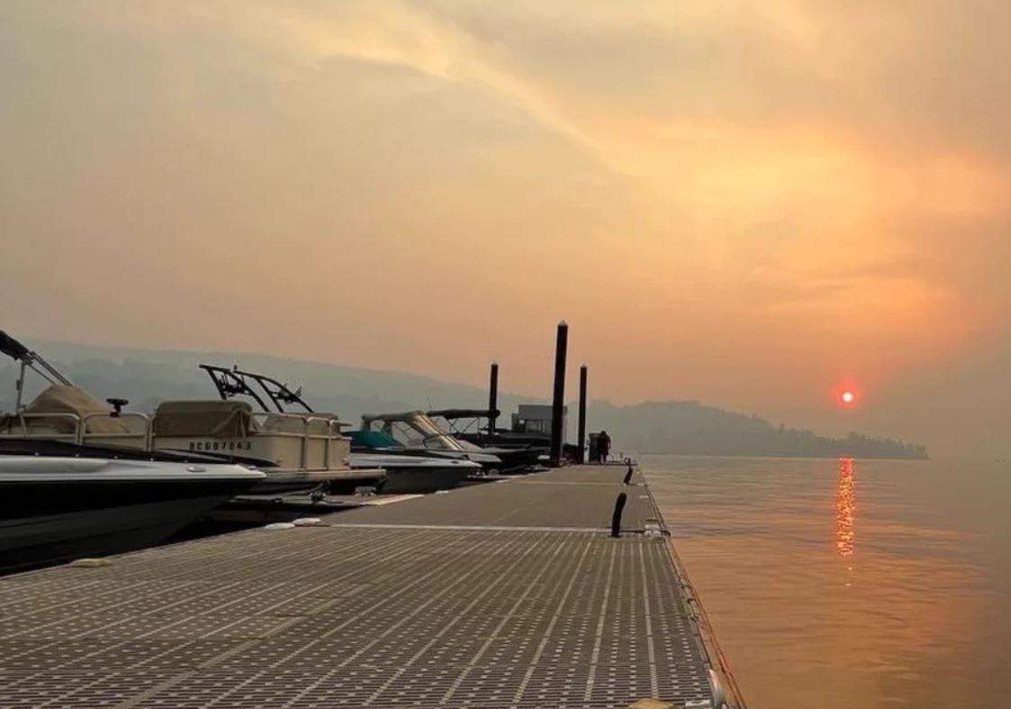 Search-and-rescue boats will be available at the Scotch Creek wharf and will transport people across the lake, where buses will be waiting.