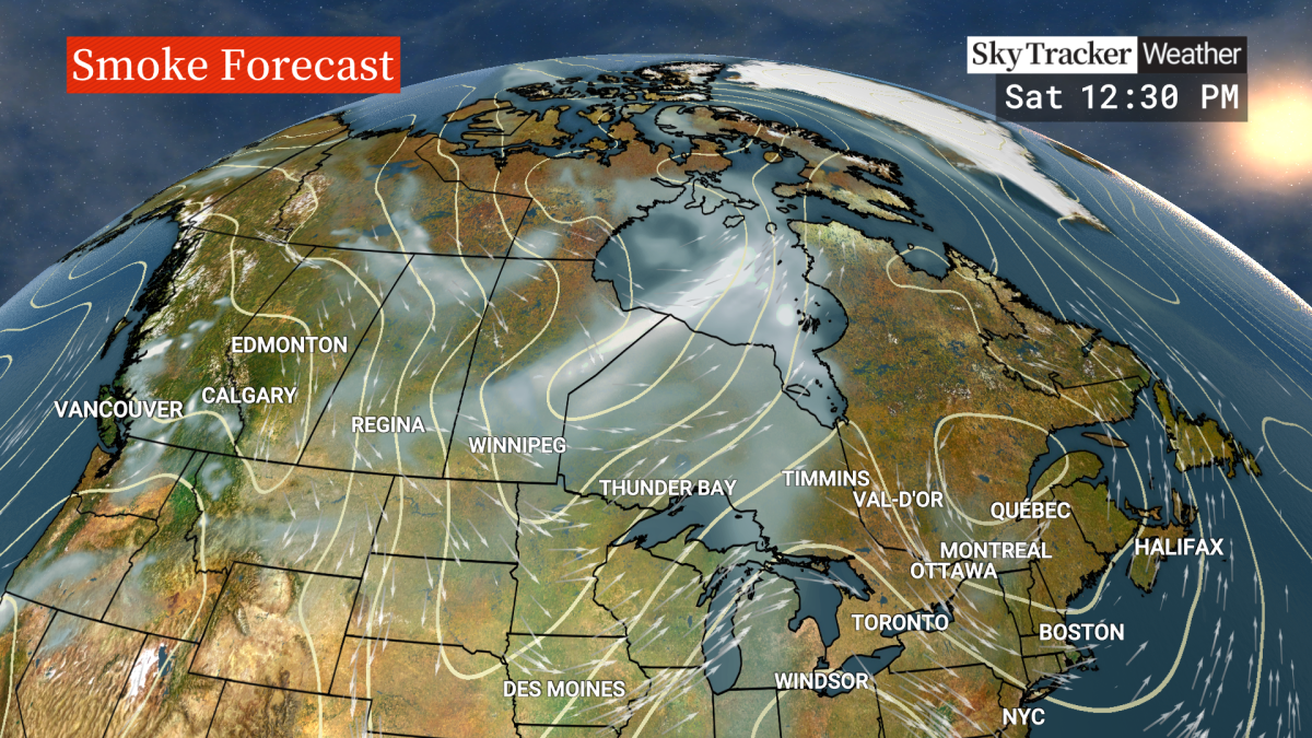 Wildfires spread in B.C., N.W.T., forcing evacuations and sending smoke east - image