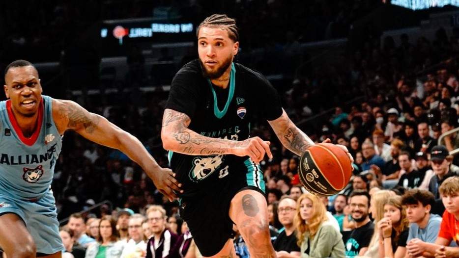 Winnipeg Sea Bears guard Teddy Allen.