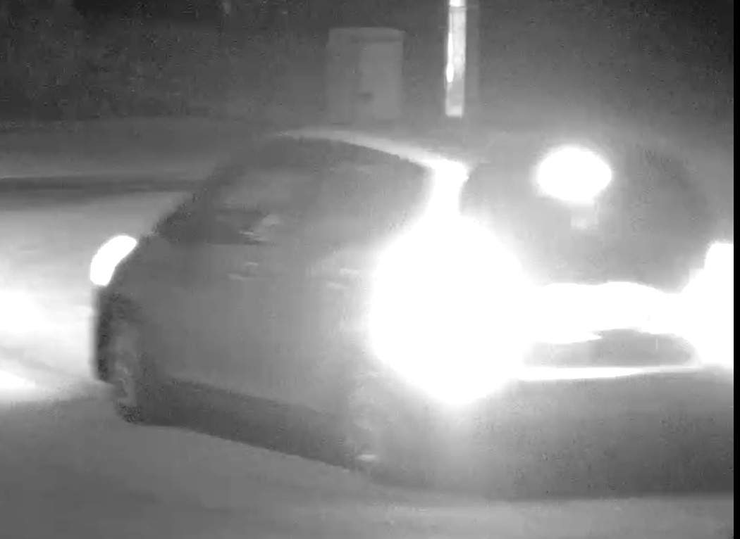 A vehicle police believe is involved in a series of vandalisms in St. Albert.
