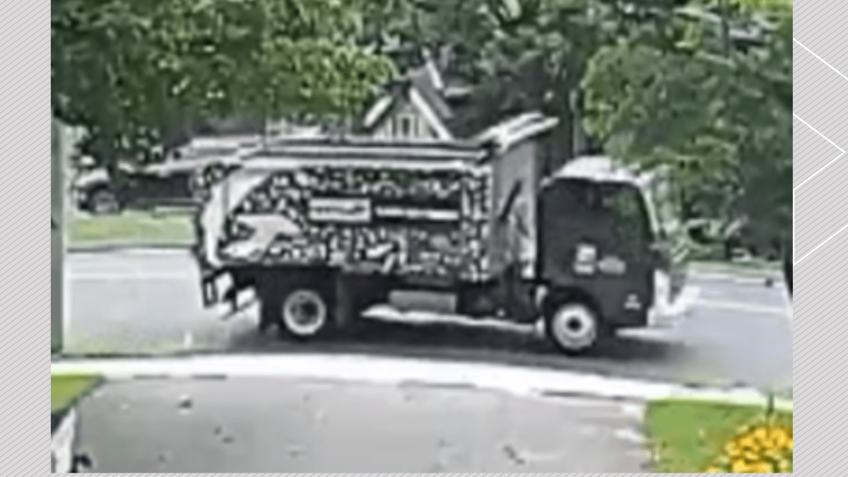 Police in Peterborough say they have located this vehicle which reportedly left the scene of a crash on Water Street on Aug. 15, 2023.