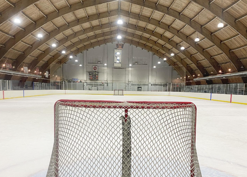 The River Heights arena at Corydon Community Centre.