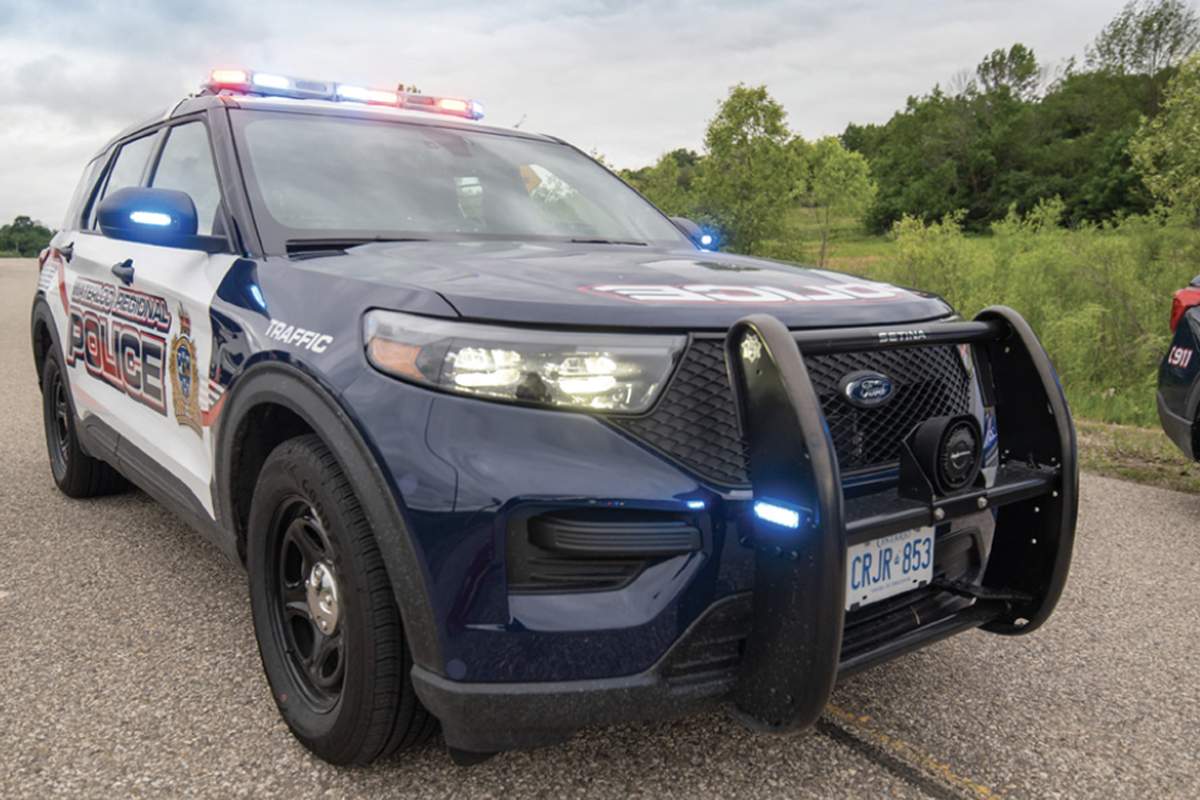 A Waterloo Regional Police cruiser.