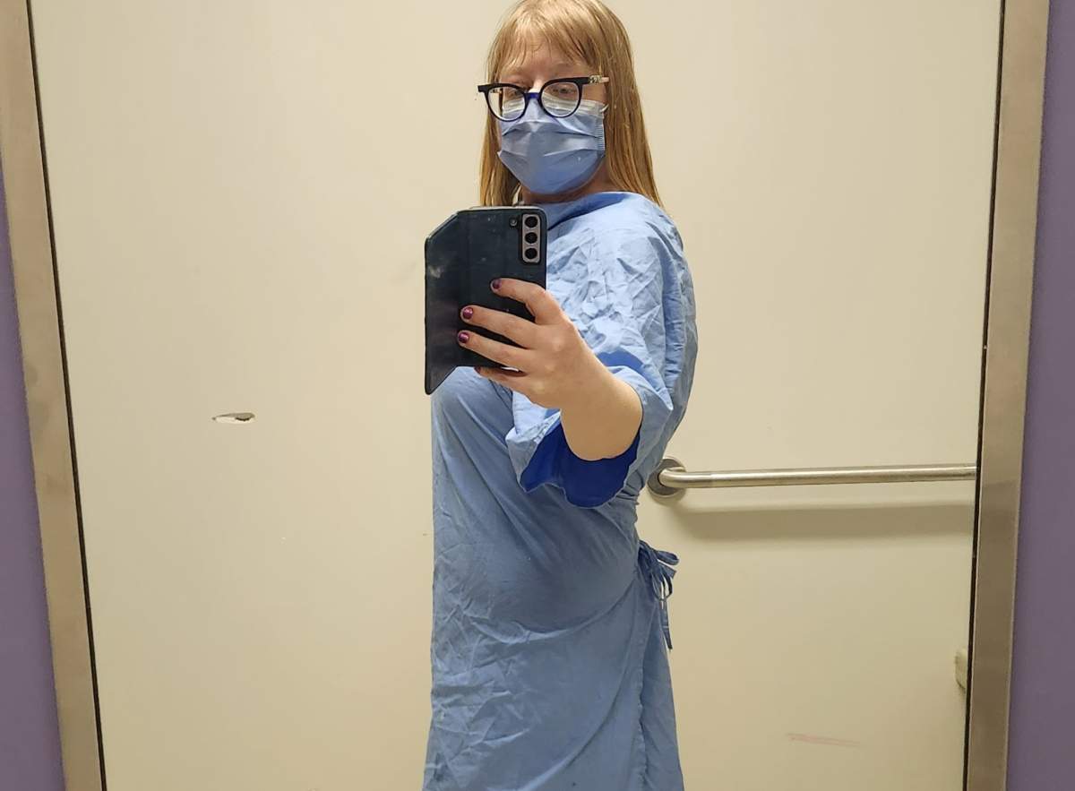 Emily Wright says she was admitted to the hospital several times for extreme dehydration.