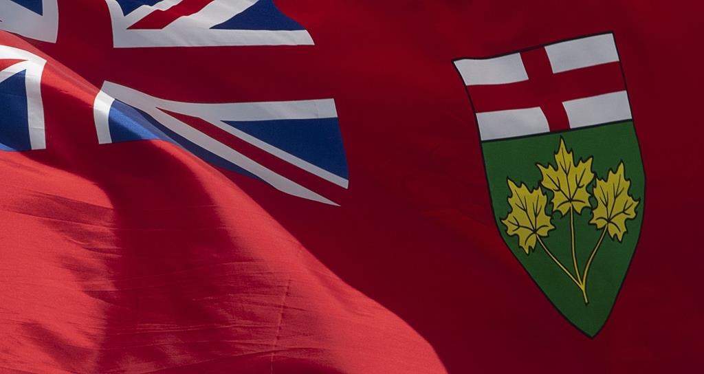 Superior Court judges in a Milton courthouse will not be presiding over in-person cases because of the mould problems and continuing staff shortages in the aging building that are among a host of issues plaguing Ontario’s justice system. Ontario's provincial flag flies on a flag pole in Ottawa, Tuesday June 30, 2020. 