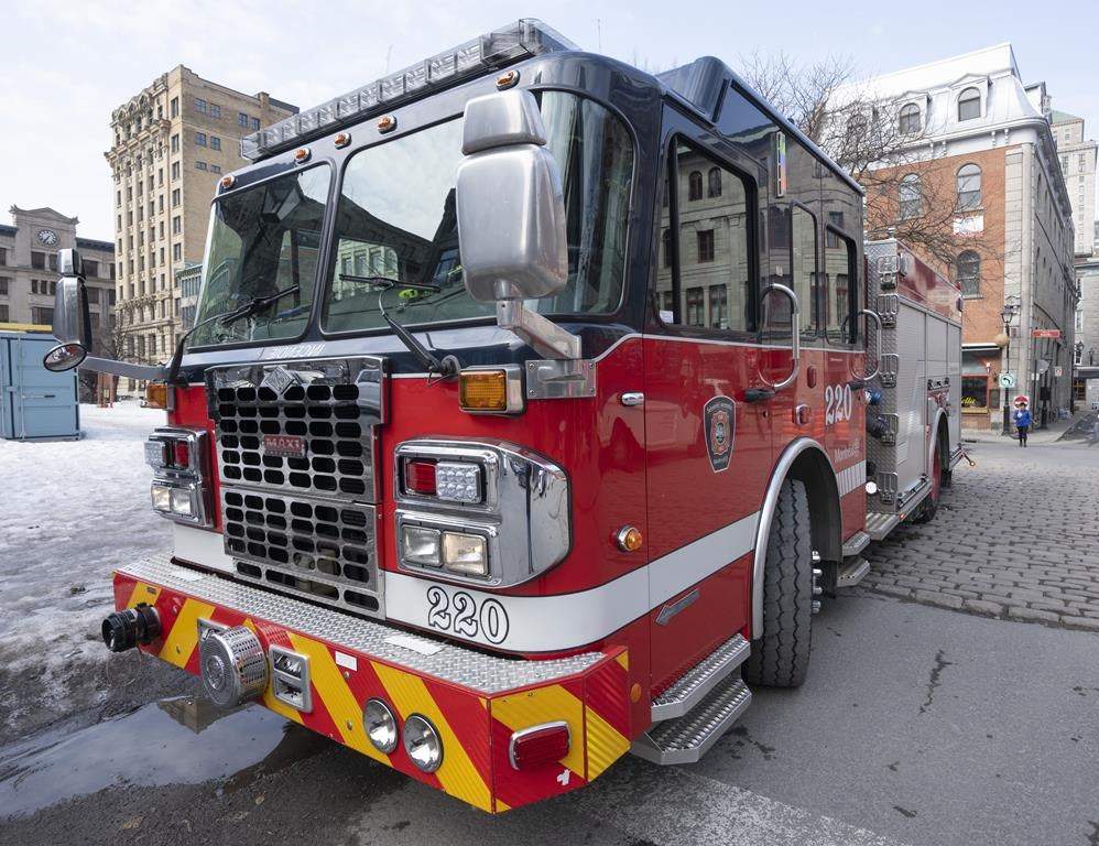 It seems the flames were caused by an overheated battery, authorities said.
