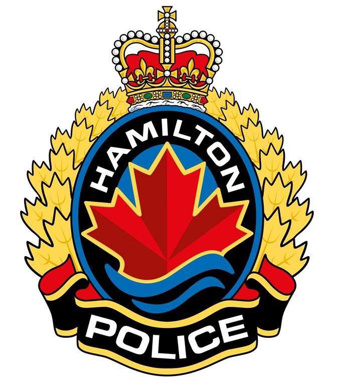 A Hamilton Police Service logo is shown in a handout. Officers are investigating a shooting in the east end. THE CANADIAN PRESS/HO.