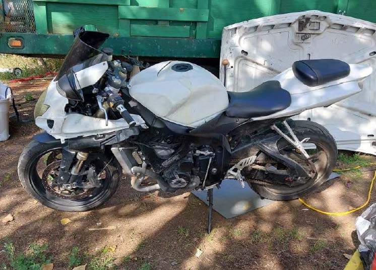 A bike seized by Calgary police.
