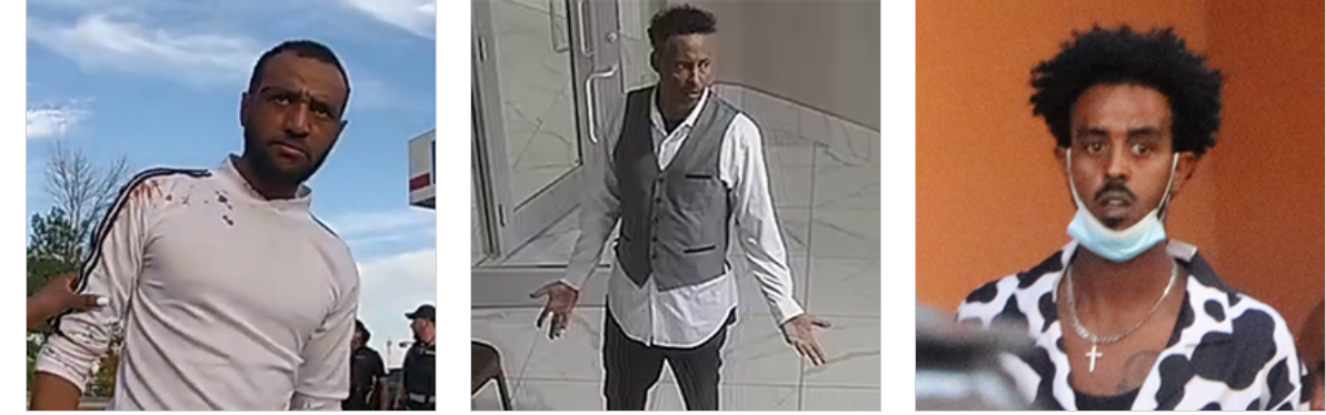 Persons of interest in the Sept. 2, 2023 clash in northeast Calgary involving members of the Eritrean community.