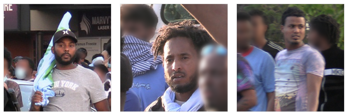 Persons of interest in the Sept. 2, 2023 clash in northeast Calgary involving members of the Eritrean community.