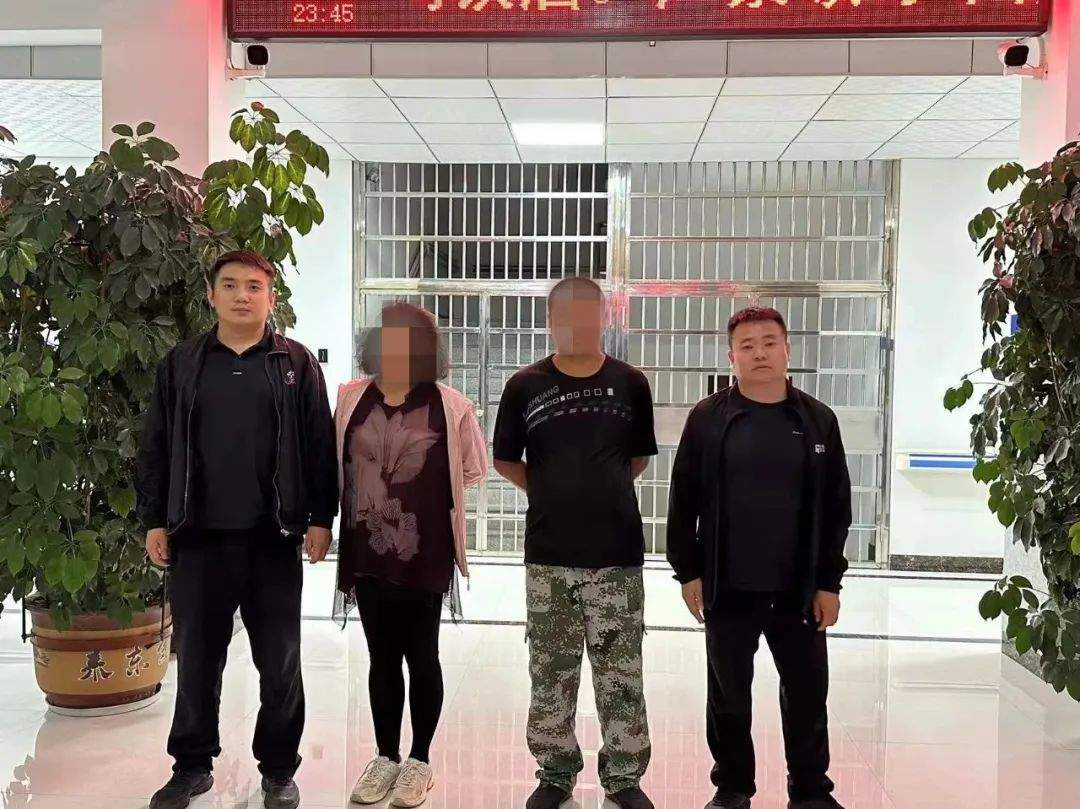 A 55-year-old man and 38-year-old woman were detained for damaging a section of the Great Wall of China.