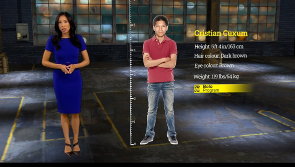 Cristian Cuxum is described as five feet four inches tall and about 119 pounds. According to investigators, he is also known as “Tito.”